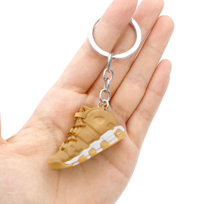 Wholesale PVC Basketball Shoe Model Keychain JDC-KC-QLPing010