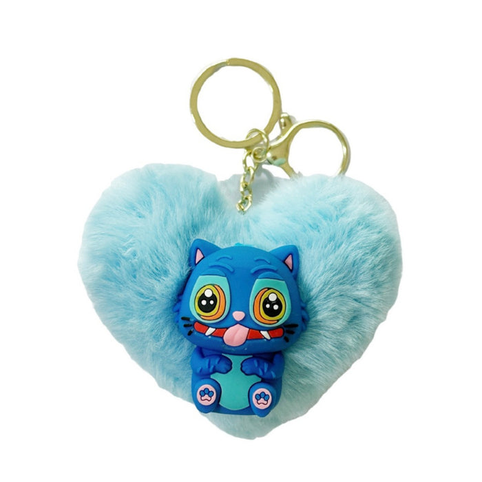 Wholesale Pom Pom Keychain K-Pop Pendant Anime Stuffed Pendant