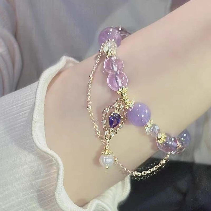 Wholesale Bracelet color collision, light luxury, niche exquisite feeling, fairy style bracelet bracelet bracelet
