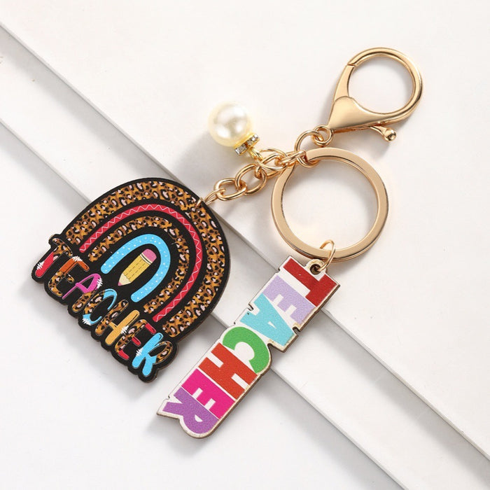 Wholesale Wooden Book Keychain JDC-KC-RongRui023