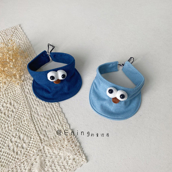 Wholesale Thin hollow top hat for cute children, providing shade from the sun and sun protection