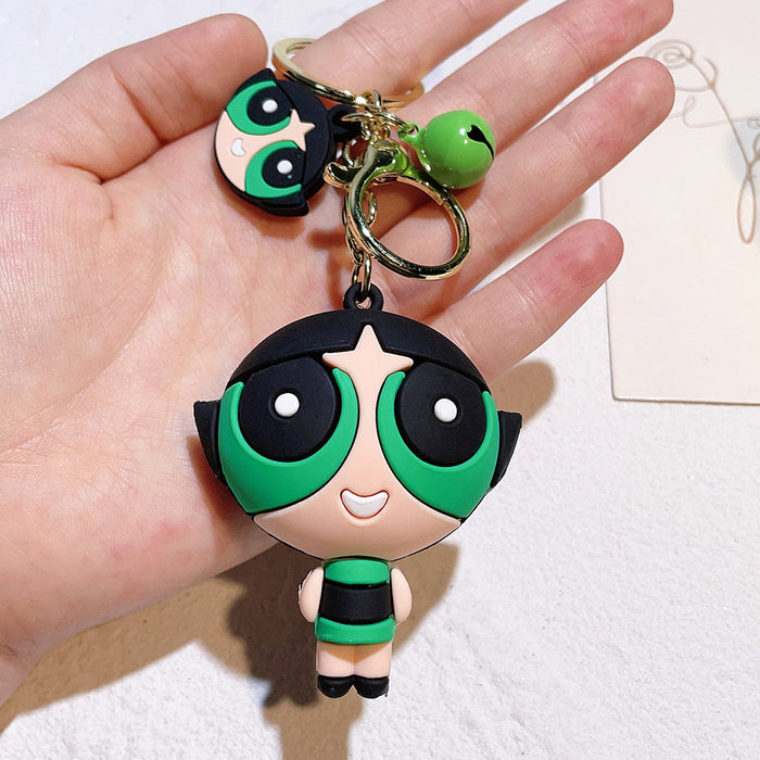 Wholesale Cartoon Silicone Doll Keychain JDC-KC-QiChao039