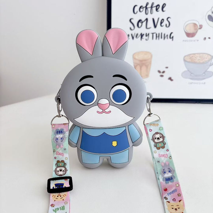 Wholesale Cute Cartoon Silicone Crossbody Shoulder Bags