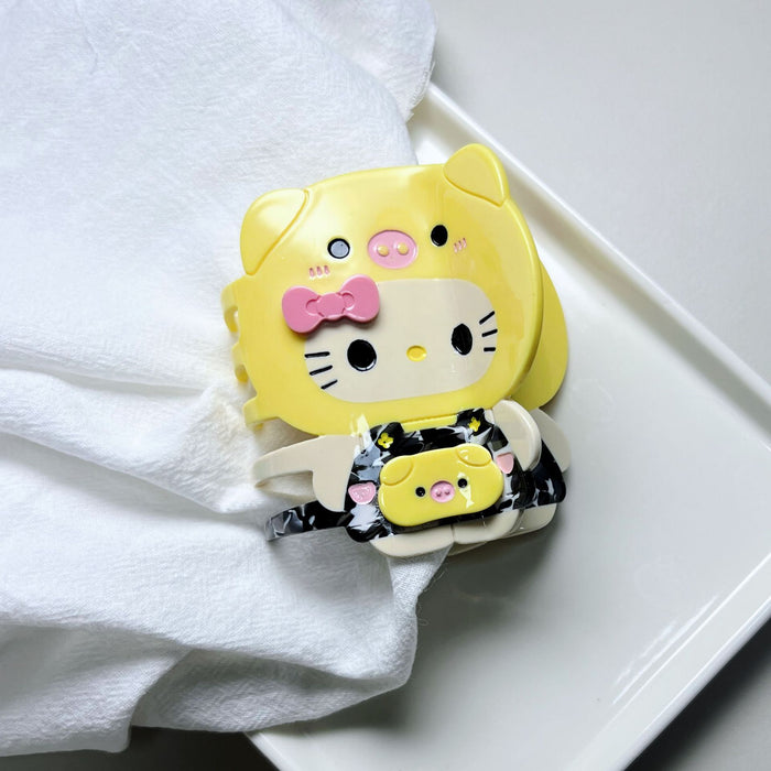 Wholesale Acetic Acid Simple Cartoon Animation Hair Clips