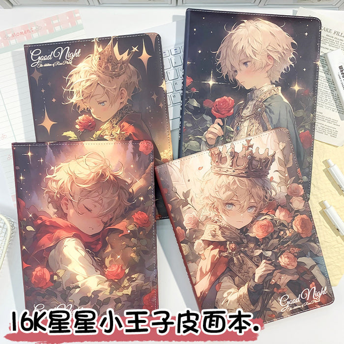 Wholesale 5pcs The Little Prince coloring book cartoon notebook notepad rose the little prince hardcover book