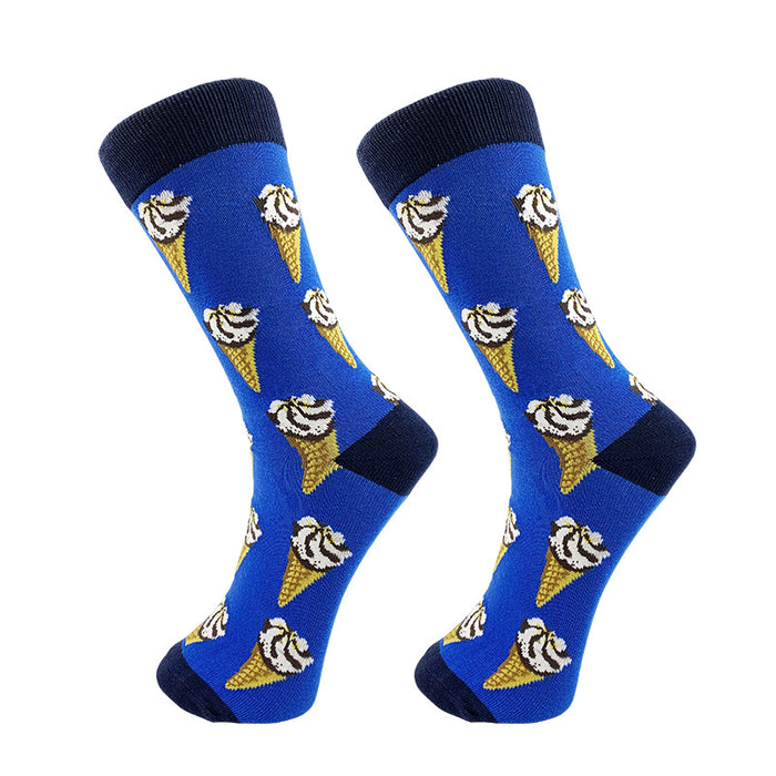 Wholesale Cartoon Letters Men's Mid-tube Socks JDC-SK-YiYan080