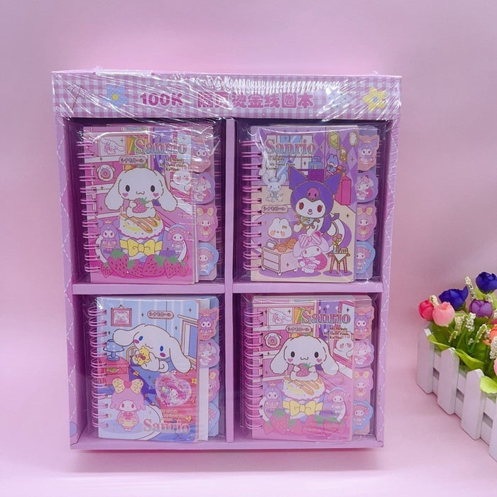 Wholesale 24pcs Cute Spiral Notebook Cartoon Portable Pocket Notebook