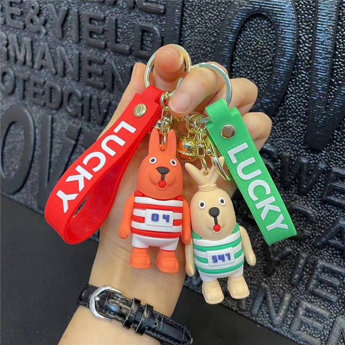 Wholesale Cartoon Silicone Doll Keychain JDC-KC-HaoXi019