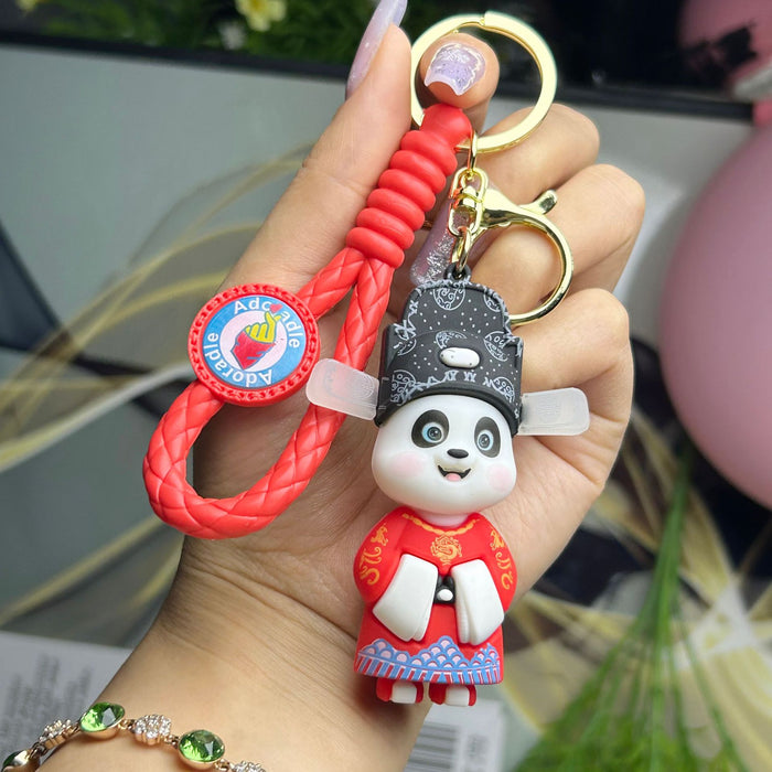 Wholesale  Panda Key Chain  Car Hanging Bag Accessories Keychain Pendant Doll Small Gift