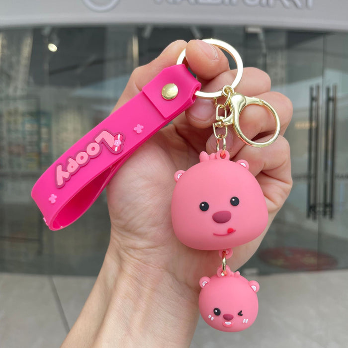 Wholesale Cartoon Keychain Doll Cute Car Pendant Bag Accessories Small Gifts Wholesale