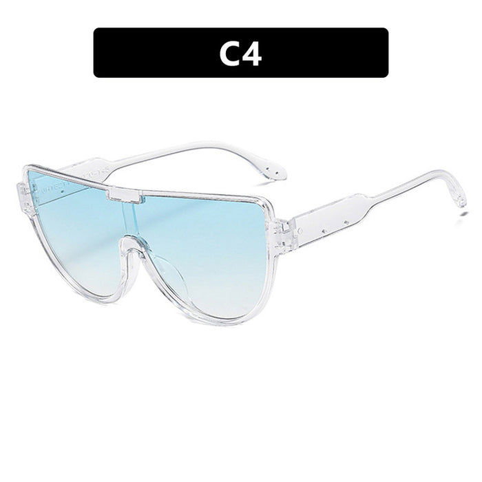 Wholesale Fashionable large frame connected sunglasses street photography sunglasses trendy sunglasses