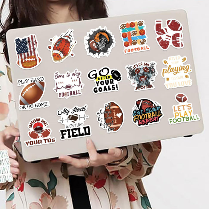 Wholesale 100 pcs Soccer Stickers  Waterproof Decals  Decorations