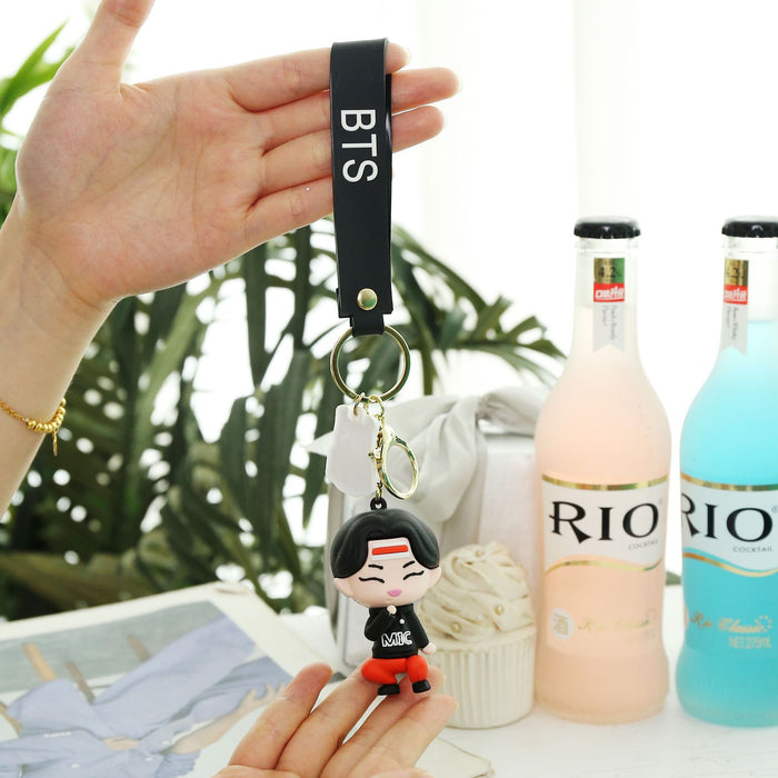 Wholesale Silicone Cartoon Doll Keychain JDC-KC-AnHe001