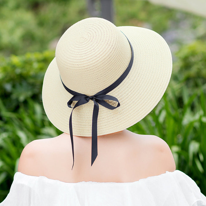 Wholesale Straw Hat Tourist Seaside Versatile Sunshade Hat Outdoor Camping Sunshade Hat