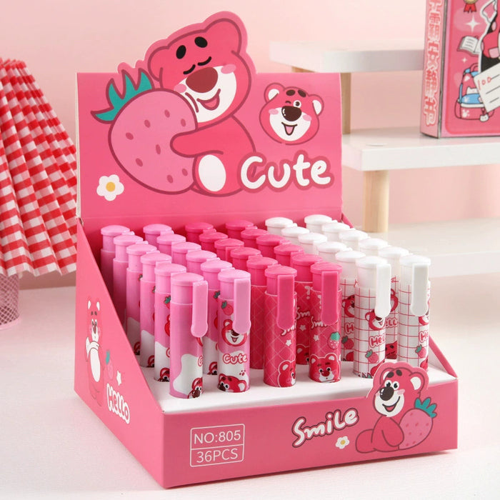 Wholesale Press-activated eraser in the shape of a cartoon character