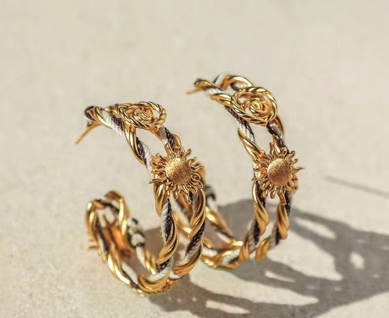 Wholesale Rope Clavicle Chain Seaside Vacation Casual Necklace Exaggerated