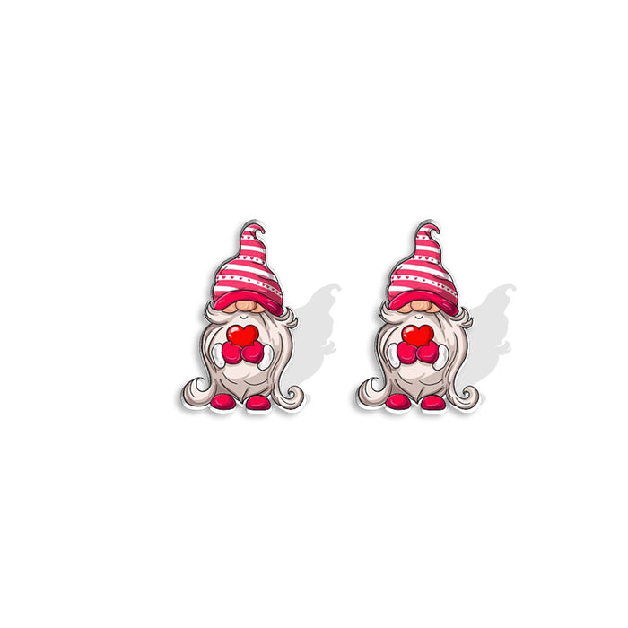 Wholesale Valentine's Day Cartoon Anime Acrylic Earrings (F) JDC-ES-XiangL066