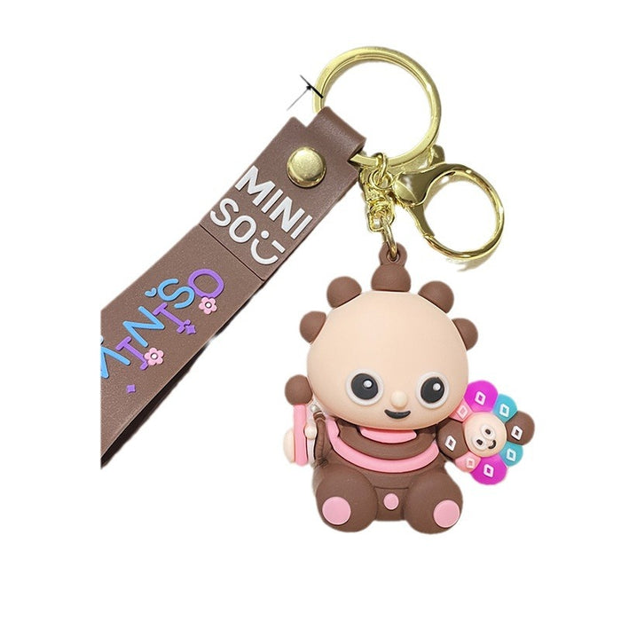 Wholesale PVC Cartoon Doll Keychain JDC-KC-WuYi131