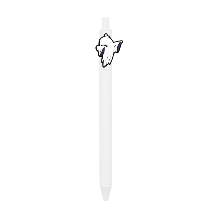 Wholesale  Ghost Polka Dot PVC Soft Gel Retractable Ballpoint Pen MOQ≥10