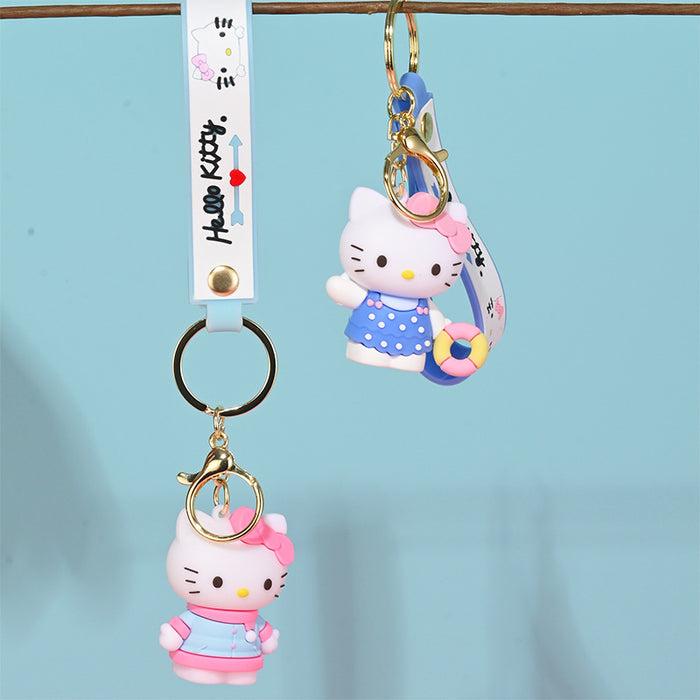 Wholesale Cartoon Doll Silicone Keychain JDC-KC-HongSheng009