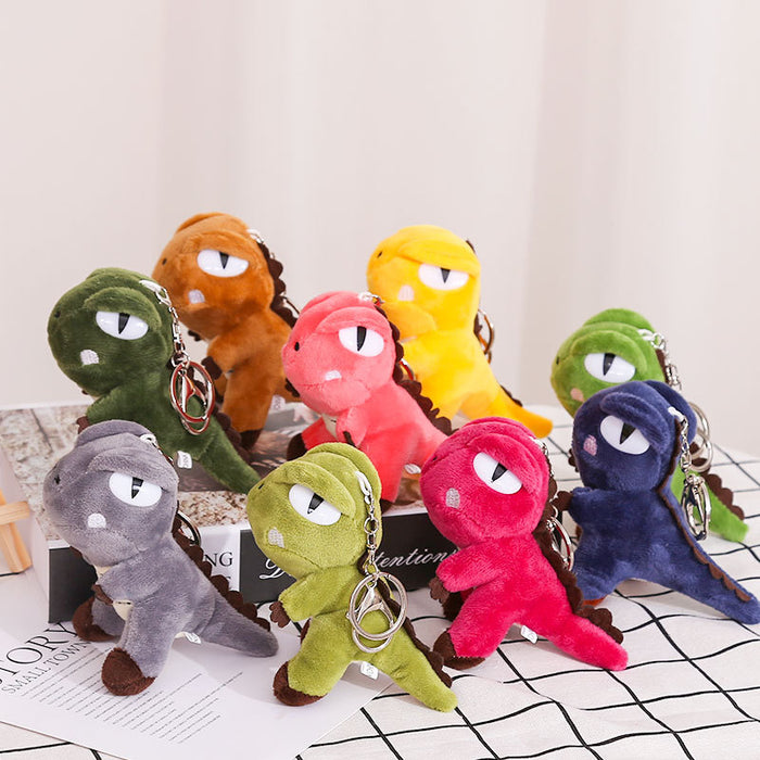 Wholesale Small Dinosaur Plush Keychains Tyrannosaurus Rex Pendant JDC-KC-YouB004