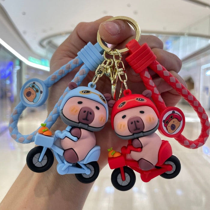 Wholesale Keychain Cartoon Dolphin Doll Bag Pendant Car Pendant Couple Exquisite Small Gift Wholesale
