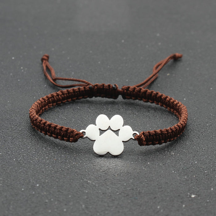 Wholesale Hand Woven Adjustable Bear Claw Bracelet JDC-BT-SX004