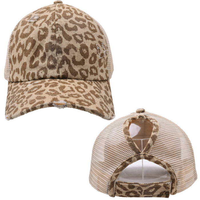 Wholesale cotton leopard Baseball Cap JDC-HT-WenR005