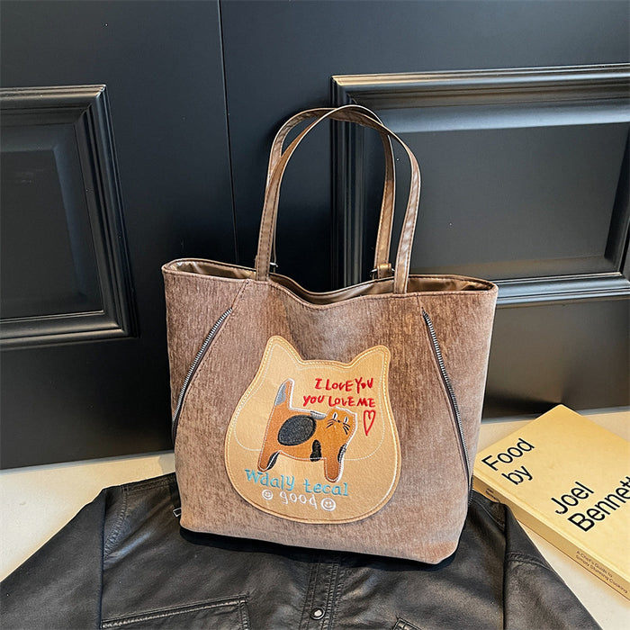 Wholesale Small niche design casual large capacity fashionable versatile commuting tote bag