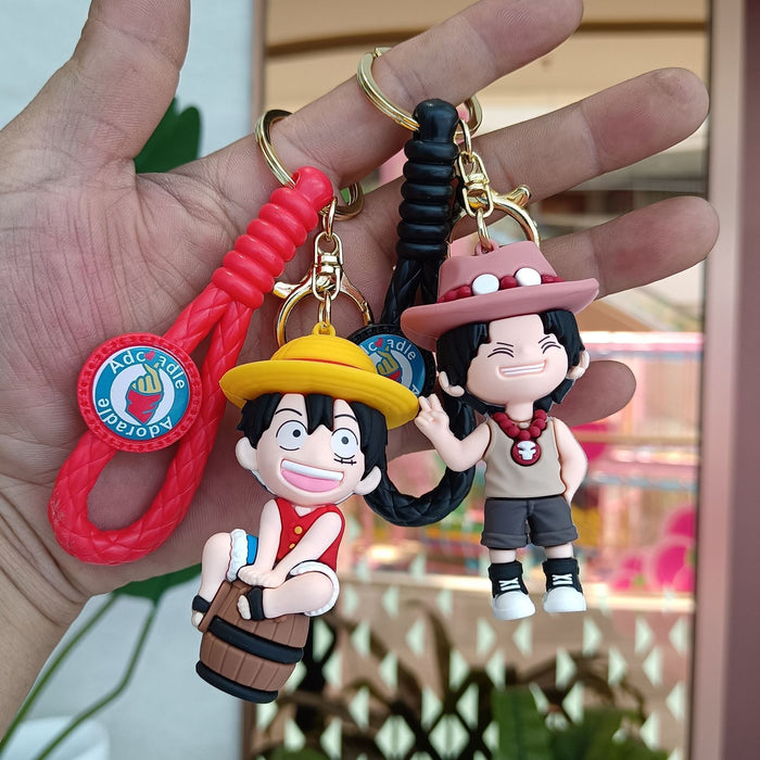 Wholesale Silicone Cartoon Doll Keychain JDC-KC-YiChang009