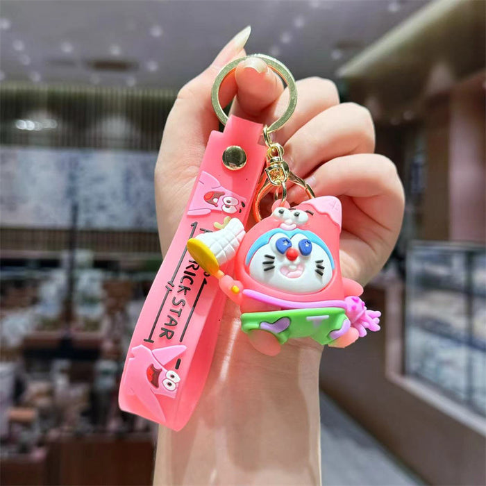 Wholesale Cartoon Silicone Doll Keychain JDC-KC-HaoXi025