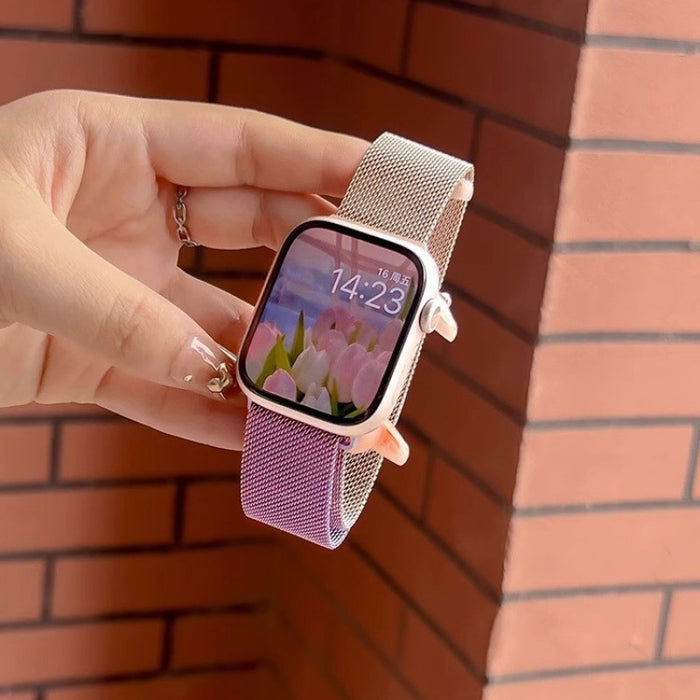 Wholesale iwatch watch strap apple watch metal gradient magnetic
