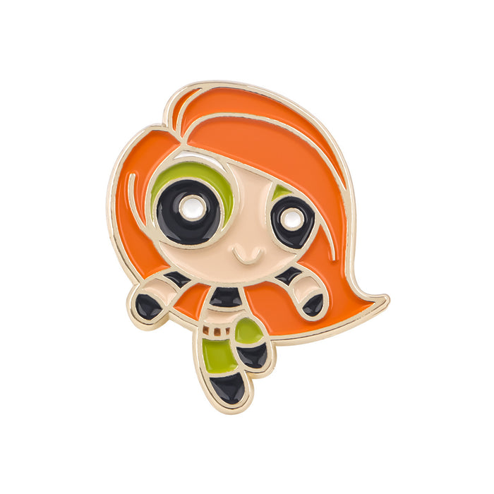 Wholesale 5pcs Animation Series Brooch Badge Clothing Backpack Alloy