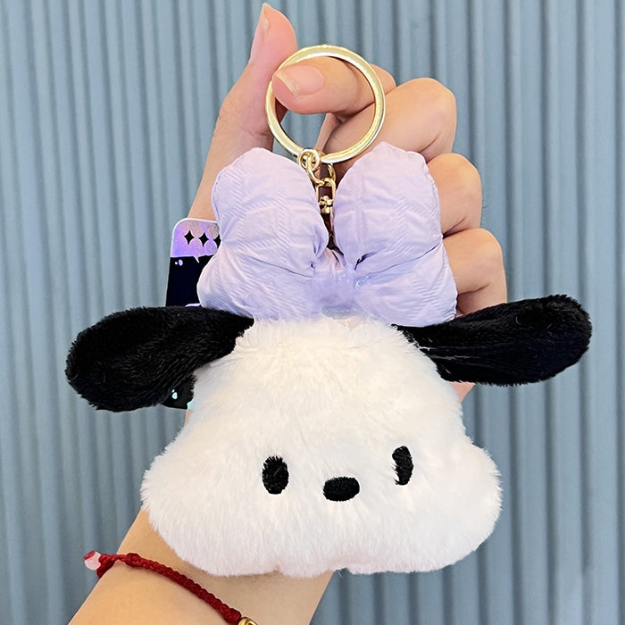 Wholesale  Plush Keychain Doll Bag Charm Cute Cartoon Keychain