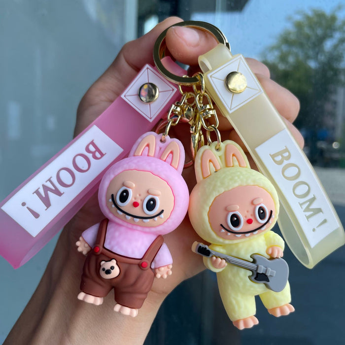 Wholesale Cartoon Little Sheep Keychain Pendant Cute Doll Backpack Car Key Chain Ring Gift