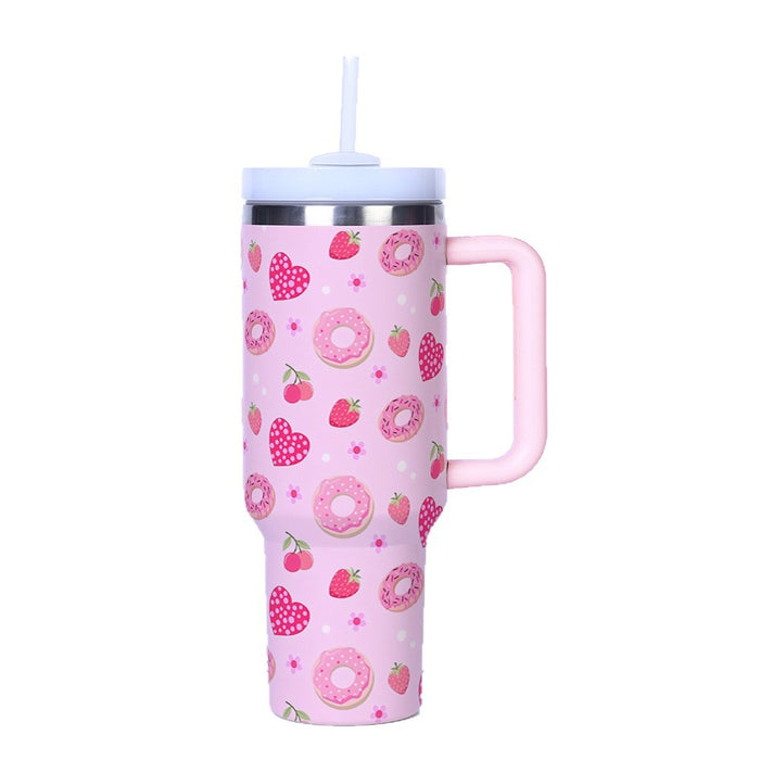 Wholesale Pink bow heart Stainless Steel  Thermos ice bullies cup