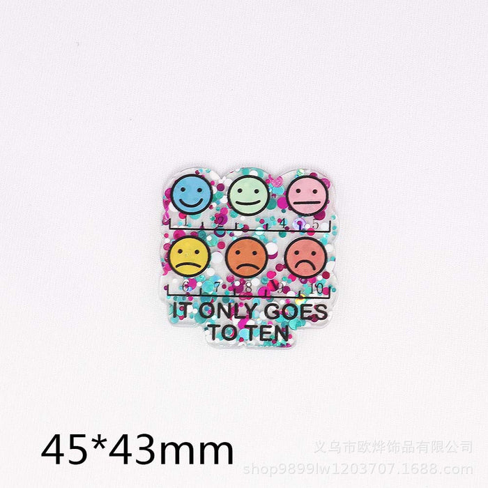 Wholesale Cartoon Organ Acrylic Pin DIY Patch Accessories JDC-FK-OuYie011