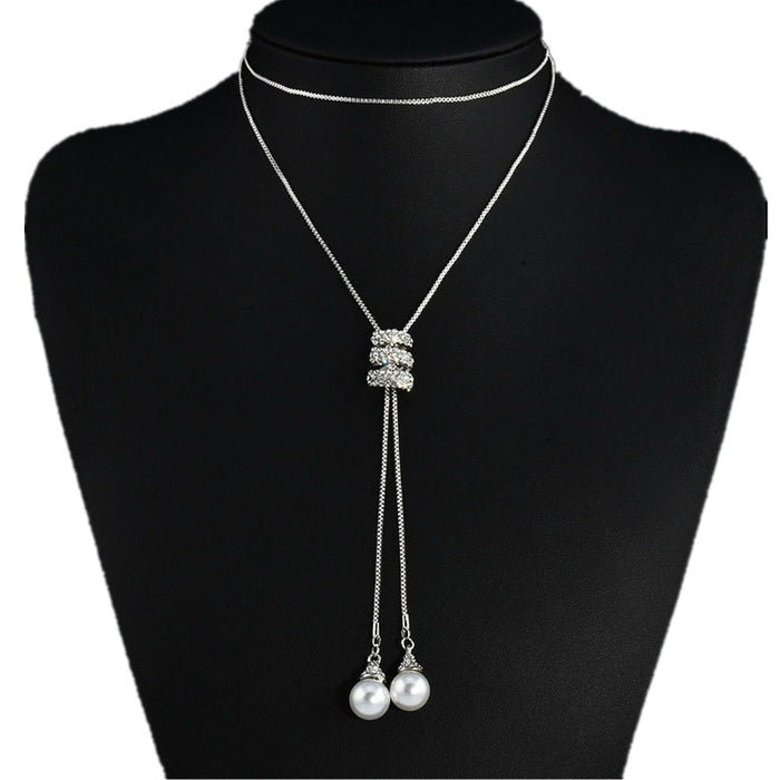 Wholesale Necklaces Women's Jewelry, Pearl Necklaces, Stacked High-End Necklaces