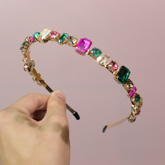 Wholesale Crystal Wide Edge Headband JDC-HD-ZC020