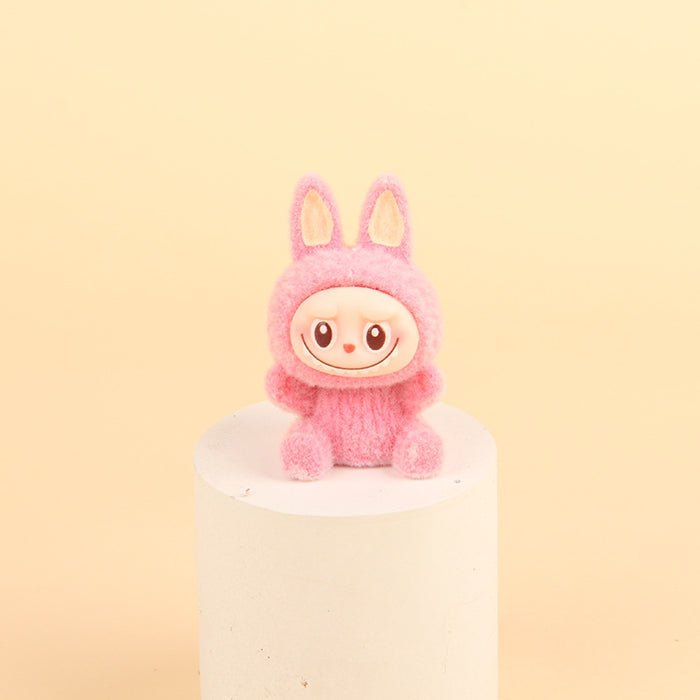 Wholesale Cute Resin Particle Solid Color Keychain Pendant