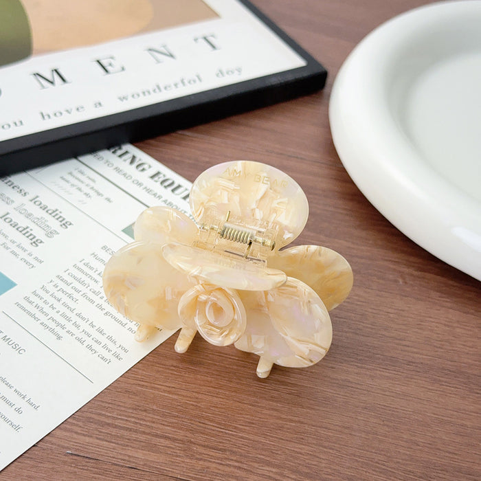 Wholesale Elegant Rose Acetic Acid Hair Clip