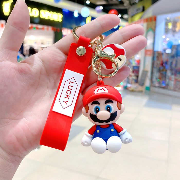 Wholesale Cartoon  Keychain Ring car Bubble  Doll Pendant