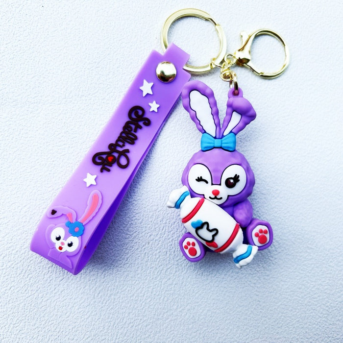 Wholesale PVC Cartoon Doll Keychain JDC-KC-WuYi117