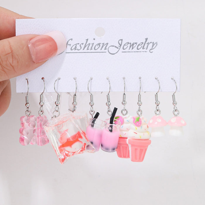 Wholesale Earrings Pendant Drop Glaze Butterfly Earrings Children's Cartoon  Earrings