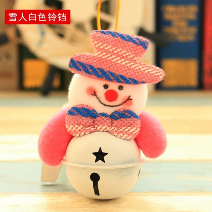 Wholesale Christmas decorations Christmas tree small pendant old man doll holding bells Christmas holiday decorations small gifts