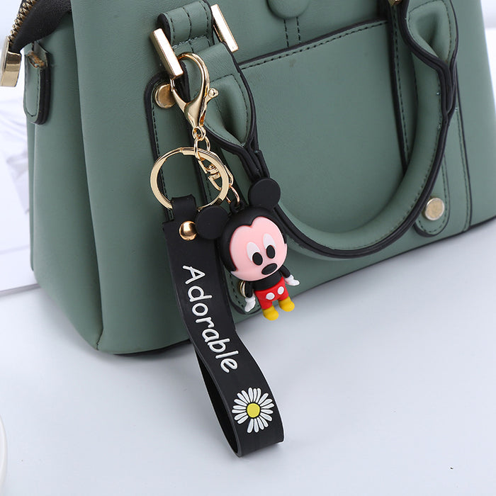 Wholesale Cute Cartoon Soft Rubber Doll Keychain JDC-KC-BoYue007