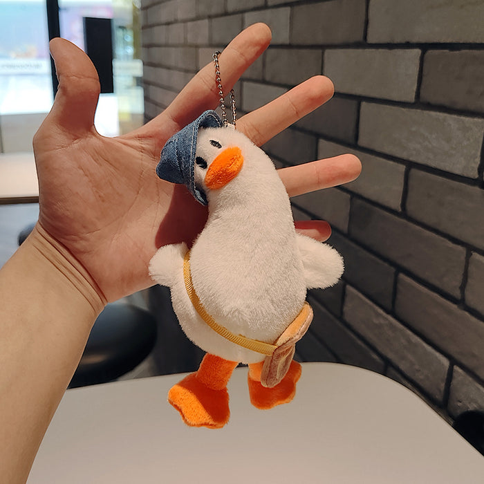 Wholesale Plush Duck Doll Keychain Pendant Bag Pendant Duck Doll