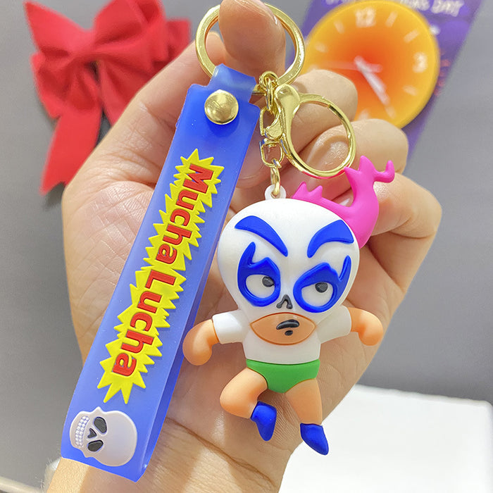 Wholesale PVC Cartoon Doll Keychain JDC-KC-WuYi118