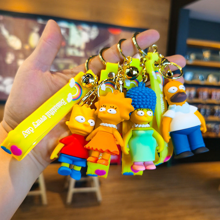 Wholesale PVC Cartoon Three-dimensional Keychain JDC-KC-TingM309