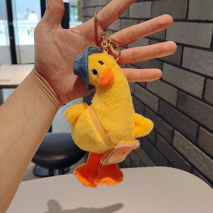 Wholesale Plush Duck Doll Keychain Pendant Bag Pendant Duck Doll